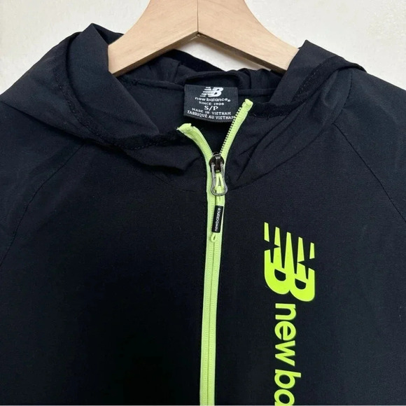 New Balance Womens Small Quarter Zip Light Weight Pullover Black Color - Picture 8 of 12